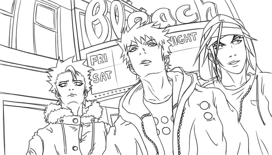Bleach Kids Coloring Pages 2