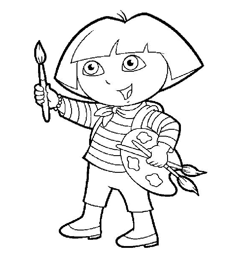 Dora Coloring Pages 5