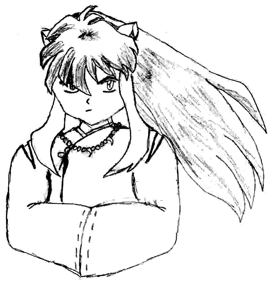 Inuyasha The Final Act Kids Coloring Pages 7