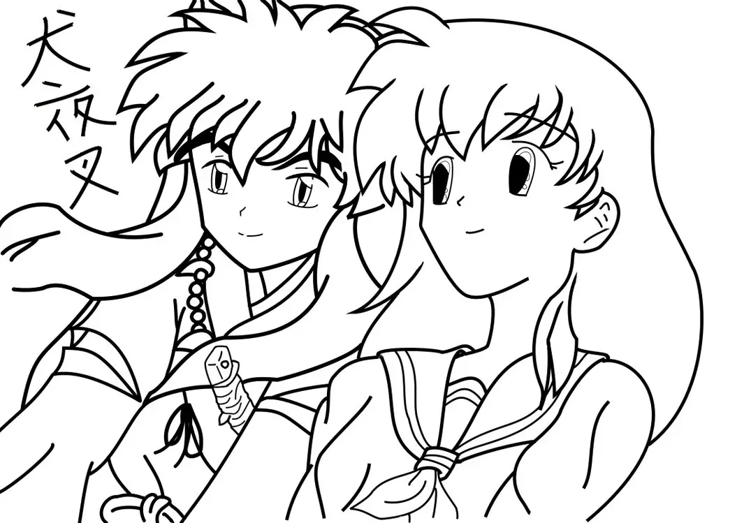 Inuyasha The Final Act Kids Coloring Pages 8