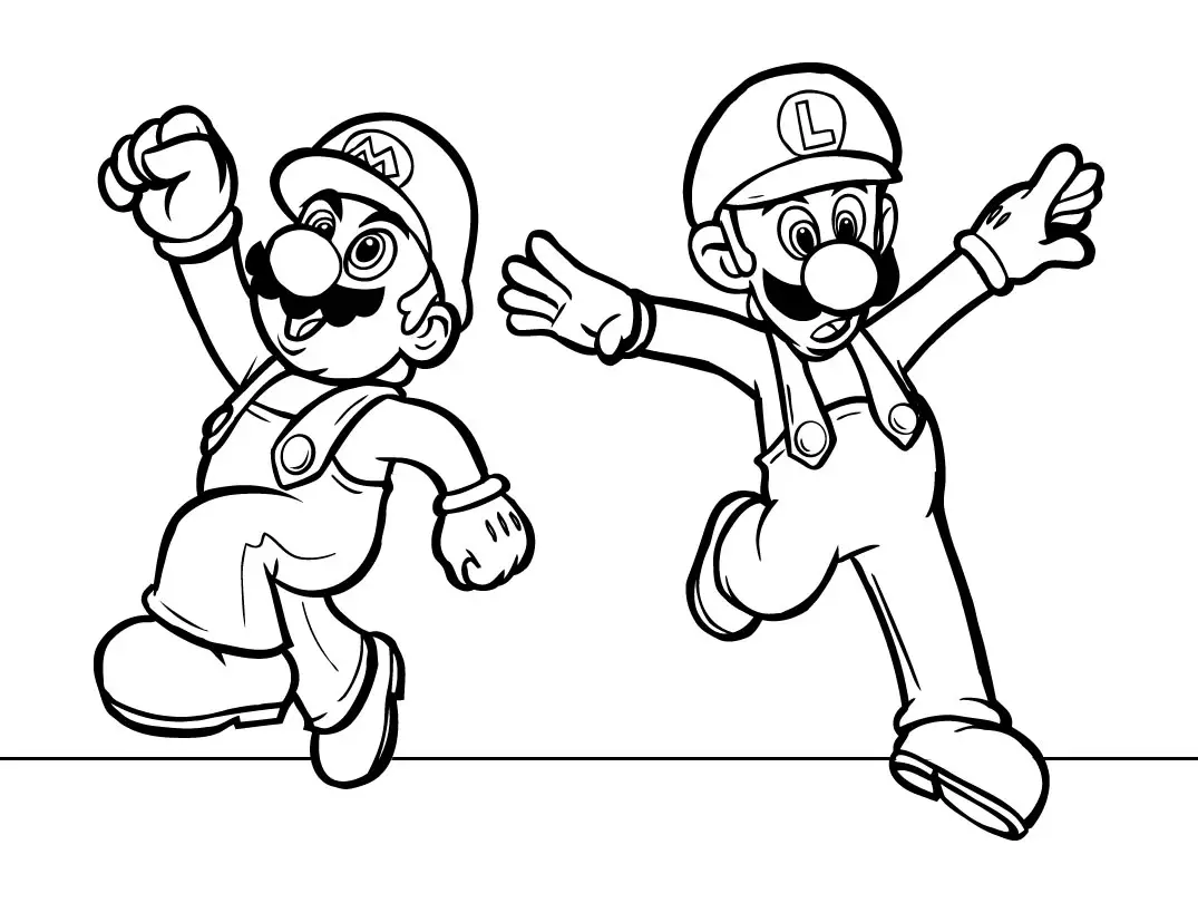 Mario Coloring Pages 2