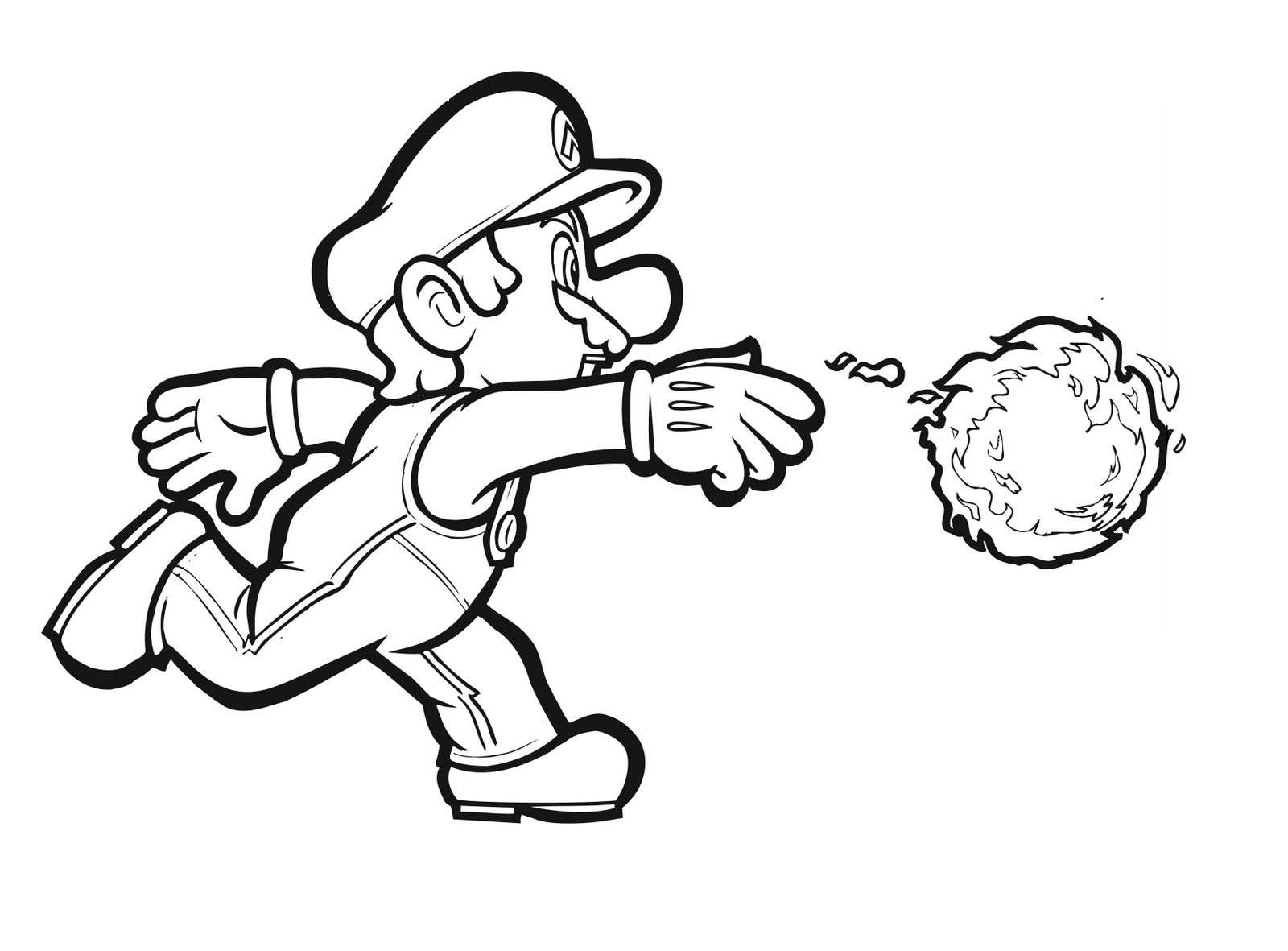 Mario Coloring Pages 4