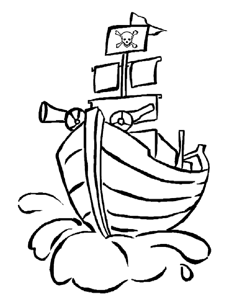 Ship Coloring Pages 2