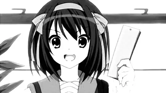 The Melancholy of Haruhi Suzumiya Kids Coloring Pages 1